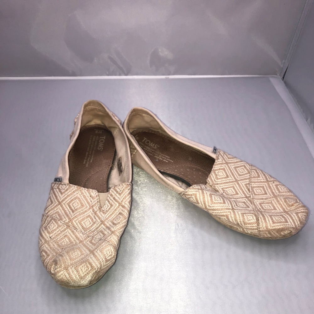 White toms loafers